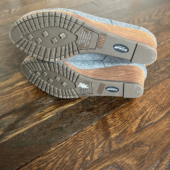 Dr Scholl’s lace up gray wedge heeled booties size 9 NWOT - Picture 5 of 8